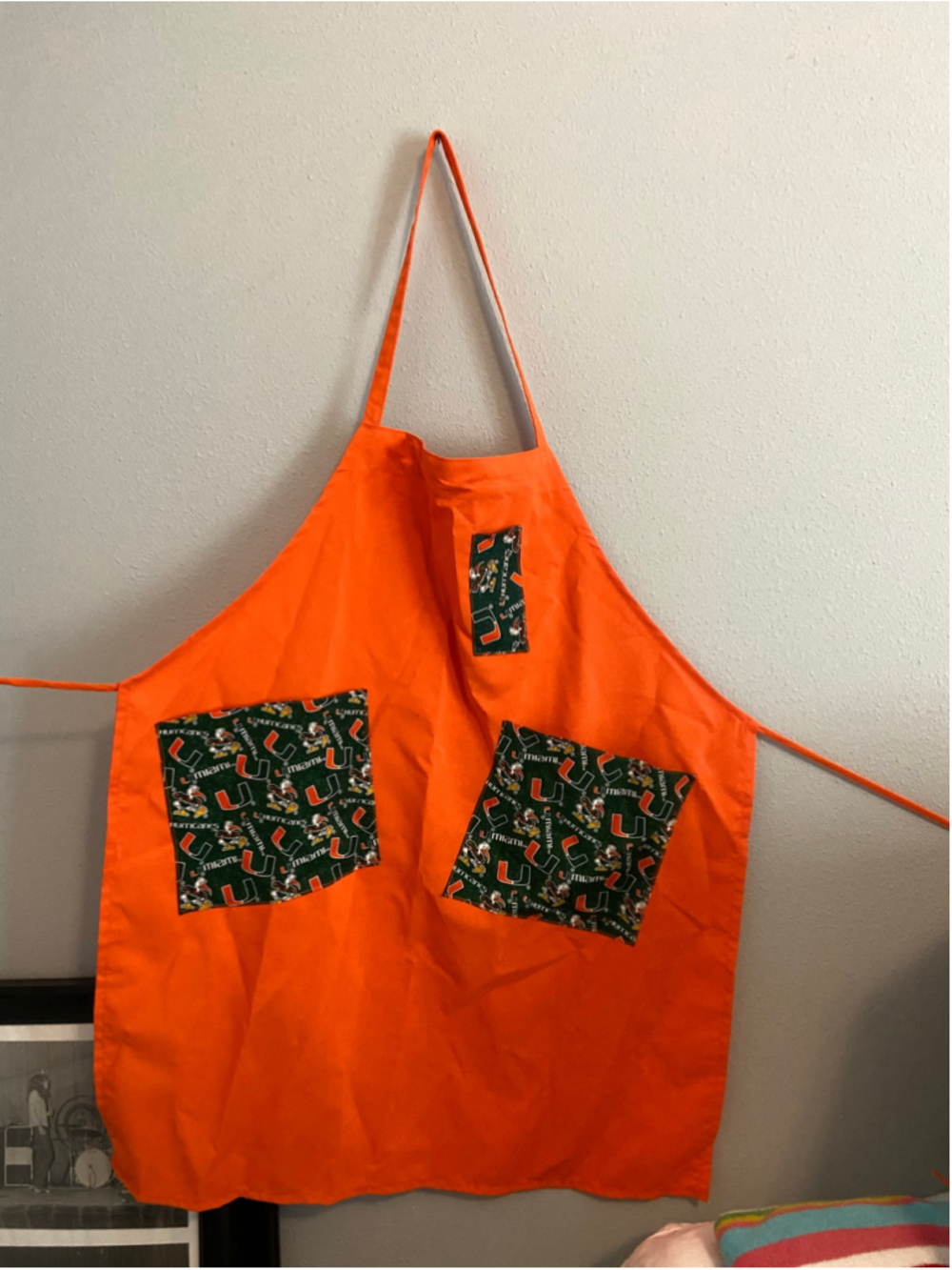 Miami hurricanes cooking apron